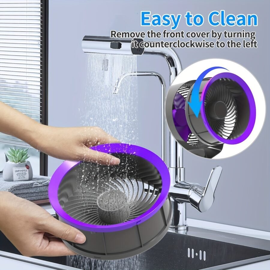 Portable 9" Desk Fan – M55 Air Circulator with Powerful Airflow - Image 7
